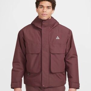 Nike ACG PrimaLoft Skull Peak Storm-FIT Burgundy Jacket FV8681 652 Large Tall